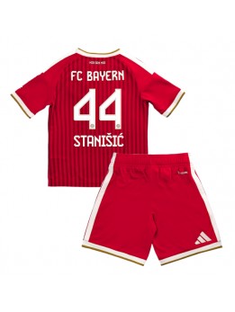 Bayern Munich Josip Stanisic #44 Replika Hemmakläder Barn 2026-27 Kortärmad (+ byxor)